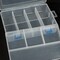 Angels Craft Plastic Storage Organizer Box with 8 Slots, Removable Dividers and Tray - for Craft, Jewelry, Office, Beauty, Travel Etc.
